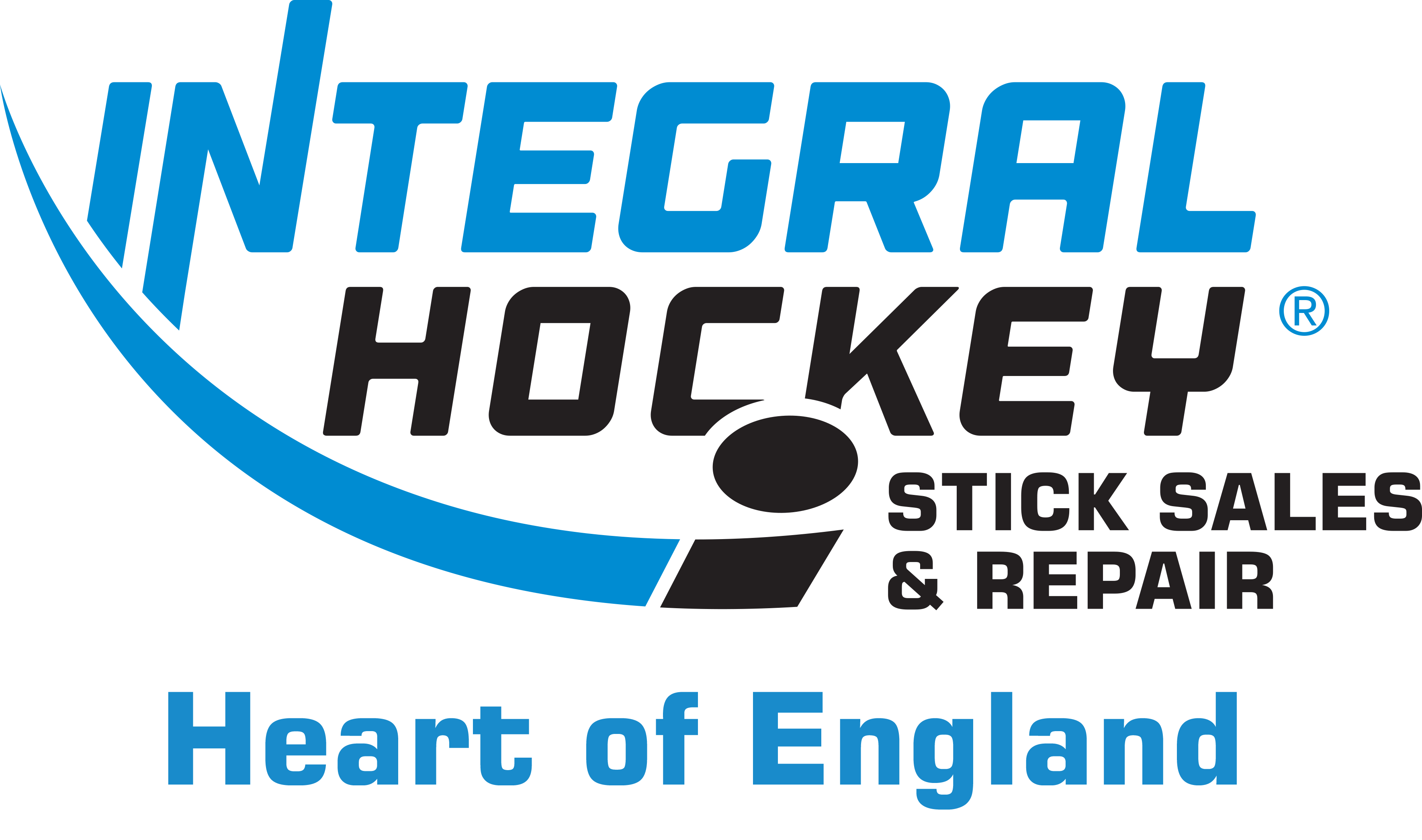 Integral Hockey Stick Sales & Repair Heart of England Logo
